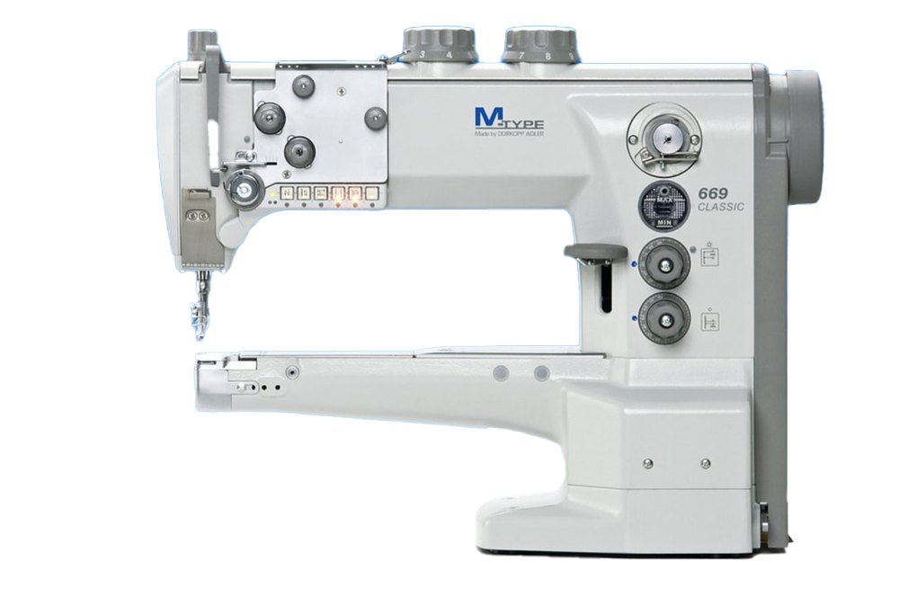 Dürkopp Adler 669 Cylinder Arm Triple-Feed Walking Foot Sewing Machine