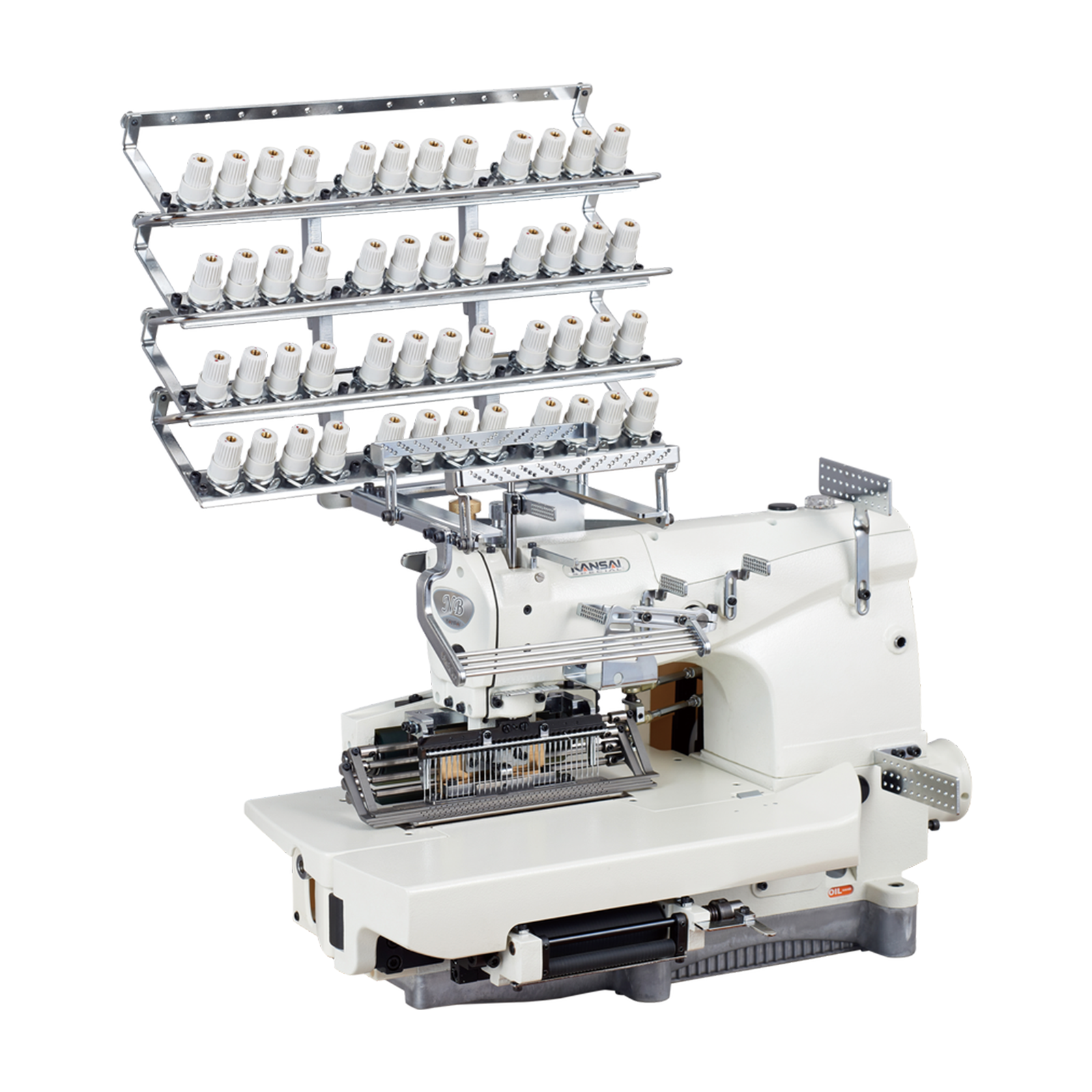 Kansai Special NB1425PSSM-ET-MD Flatbed Multi-Needle Chainstitch Sewing Machine